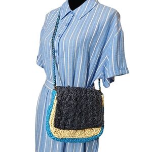 J. Crew Woven Crossbody Bag